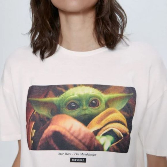 T shirt baby yoda zara